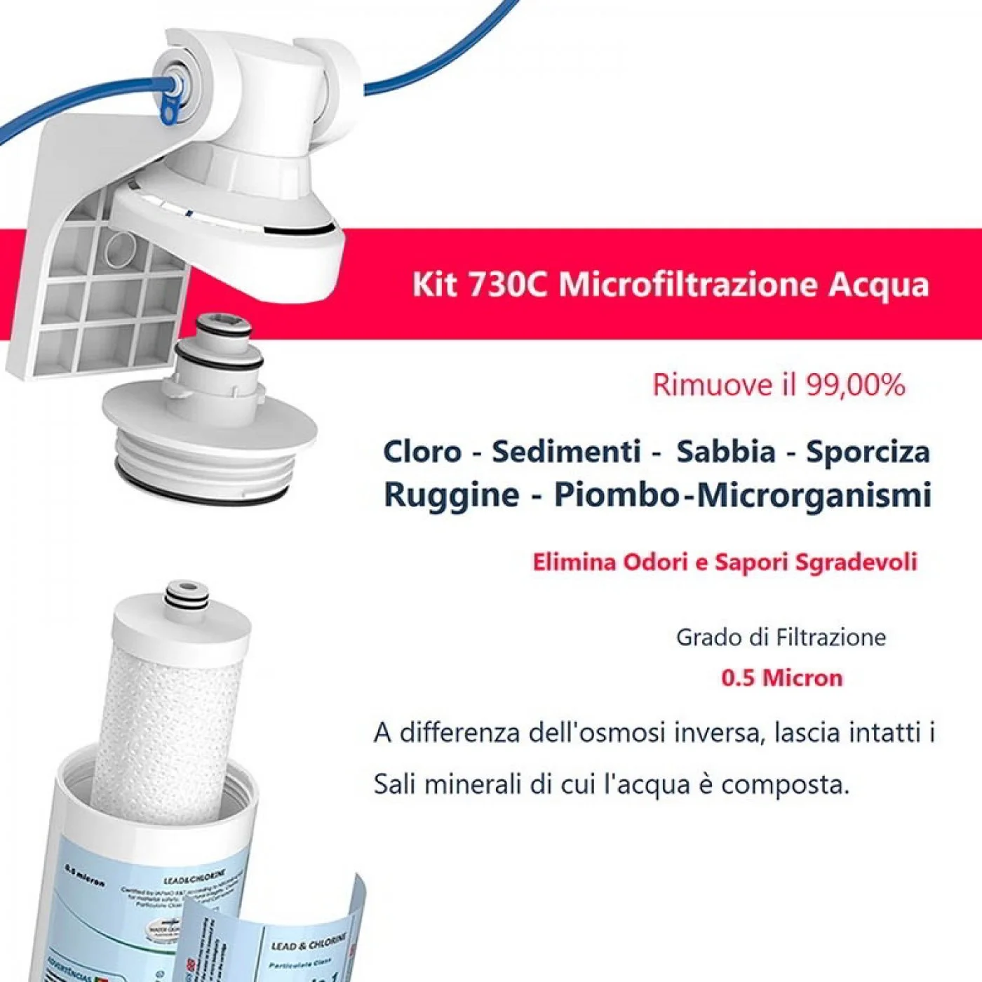 Kit Microfiltrazione Acqua di Filtri Acqua Italia®