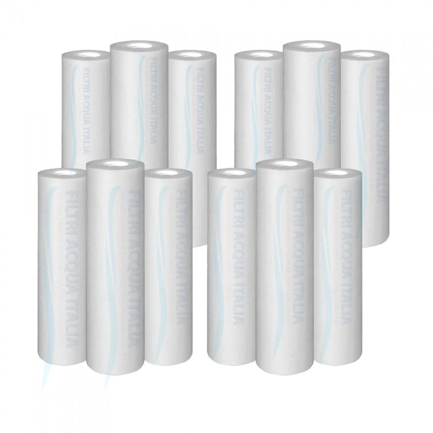 CARTUCCIA SEDIMENTI 10" micron 10 Polipropilene Set 12 Pezzi CARTUCCIA SEDIMENTI 10" micron 10 Polipropilene Set 12 Pezzi