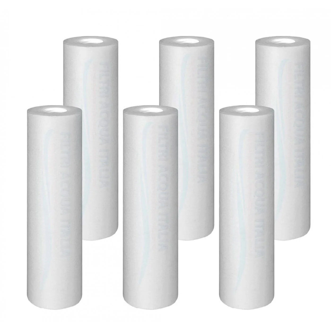 CARTUCCIA ACQUA SEDIMENTI 10" micron 10 Polipropilene Set 6 Pezzi CARTUCCIA ACQUA SEDIMENTI 10" micron 10 Polipropilene Set 6 Pezzi