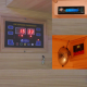 SAUNA INFRAROSSI 120 X 115 COOL PER 2 PERSONE CON CROMOTERAPIA SAUNA INFRAROSSI 120 X 115 COOL PER 2 PERSONE CON CROMOTERAPIA