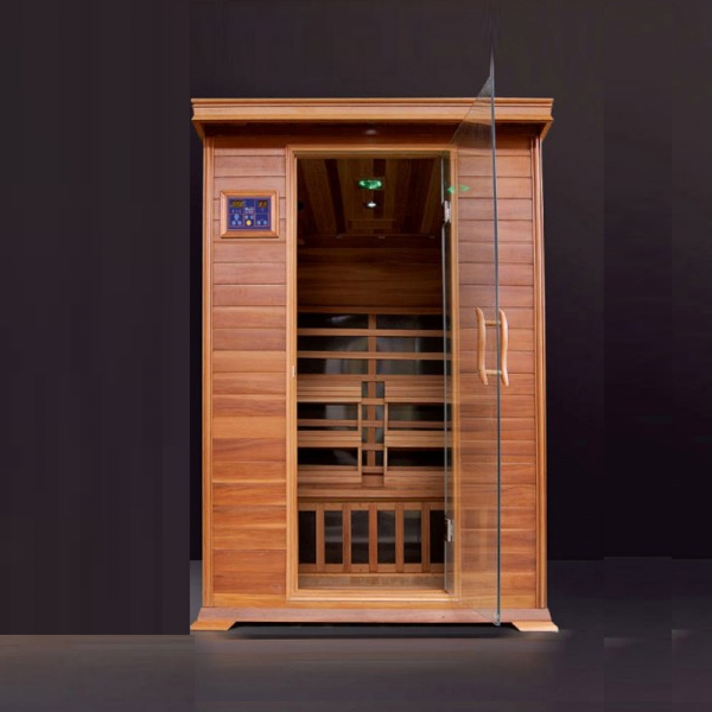 SAUNA INFRAROSSI 120 X 115 COOL PER 2 PERSONE CON CROMOTERAPIA SAUNA INFRAROSSI 120 X 115 COOL PER 2 PERSONE CON CROMOTERAPIA
