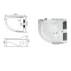 VASCA IDROMASSAGGIO 150X150X68 DUOMED 2 POSTI