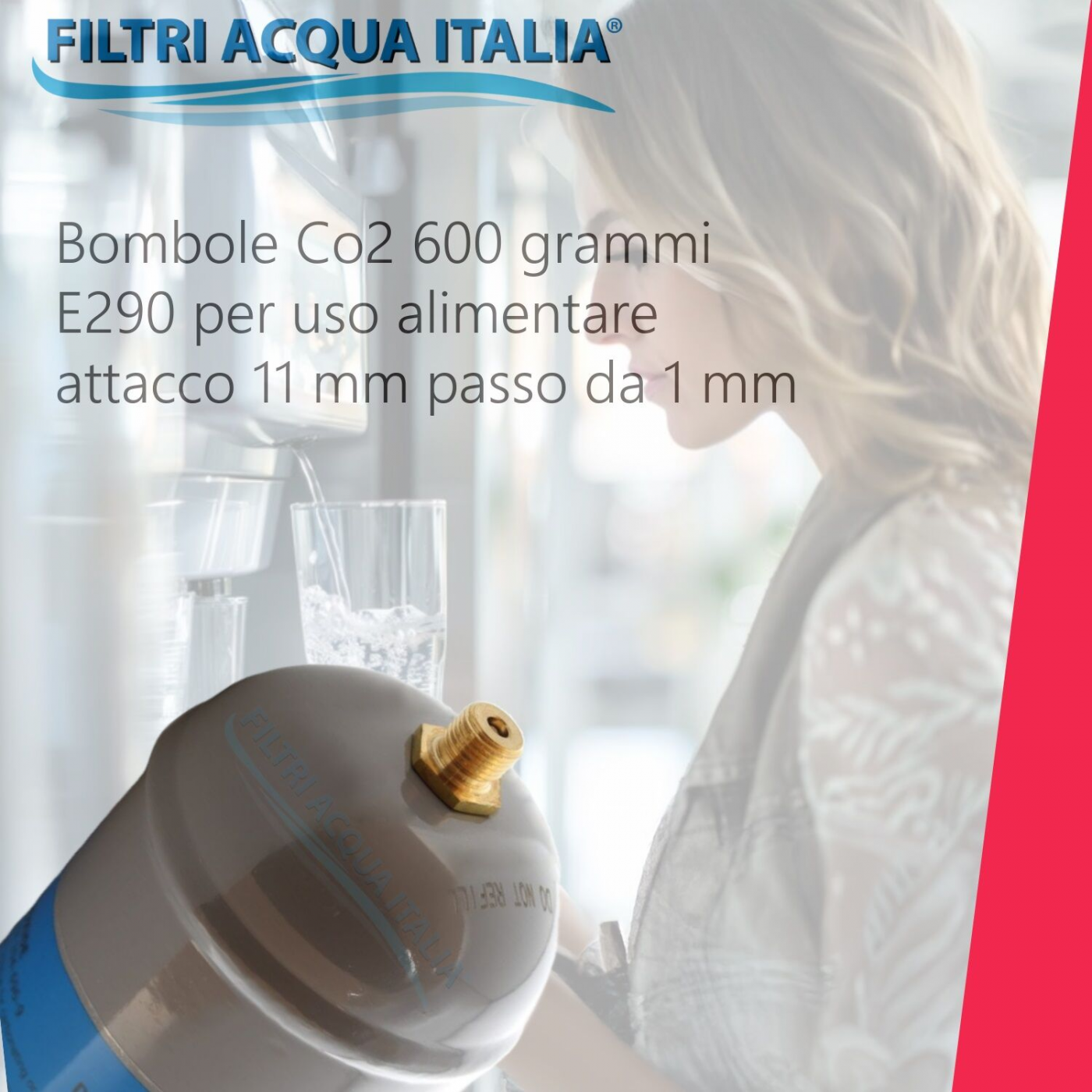 BOMBOLA CO2 600 grammi Usa e Getta Attacco 11 mm BOMBOLA CO2 600 grammi Usa e Getta Attacco 11 mm