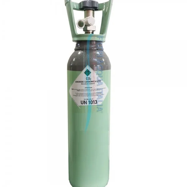 BOMBOLA CO2 RICARICABILE 4 Kg in ACCIAIO