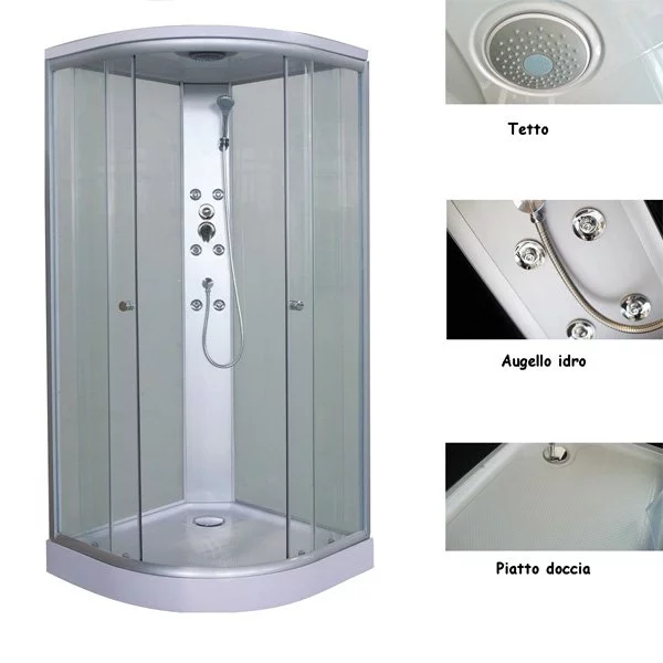 BOX DOCCIA IDROMASSAGGIO 90 X 90 CL01 Quick Line BOX DOCCIA IDROMASSAGGIO 90 X 90 CL01 Quick Line