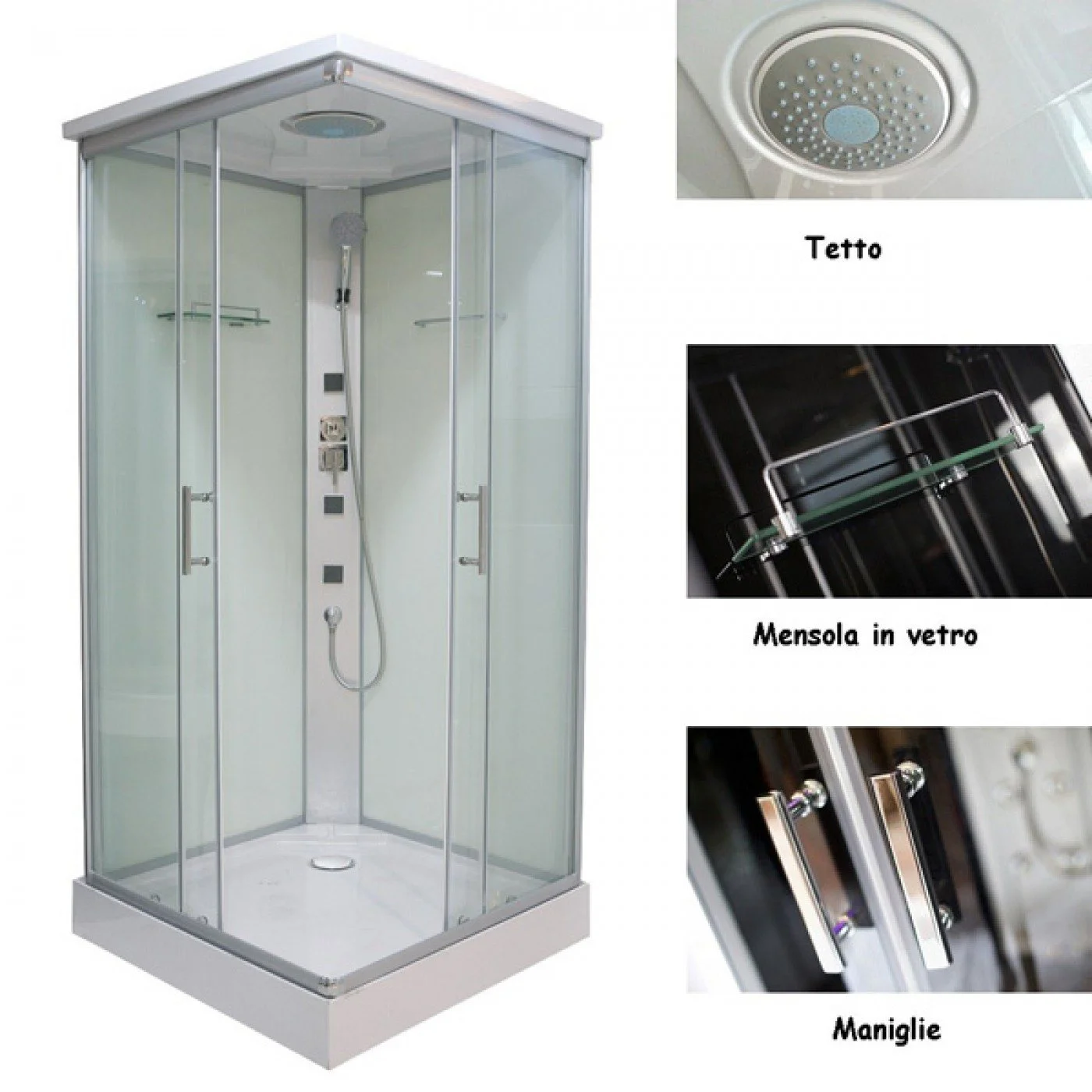 BOX DOCCIA IDROMASSAGGIO 90 X 90 CL06 Quick Line BOX DOCCIA IDROMASSAGGIO 90 X 90 CL06 Quick Line