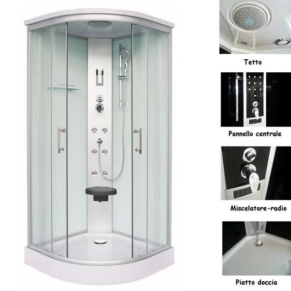 BOX DOCCIA IDROMASSAGGIO 90 X 90 CL106 Quick Line BOX DOCCIA IDROMASSAGGIO 90 X 90 CL106 Quick Line