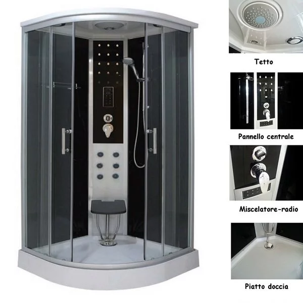 BOX DOCCIA IDROMASSAGGIO 90 X 90 CL98 Quick Line BOX DOCCIA IDROMASSAGGIO 90 X 90 CL98 Quick Line