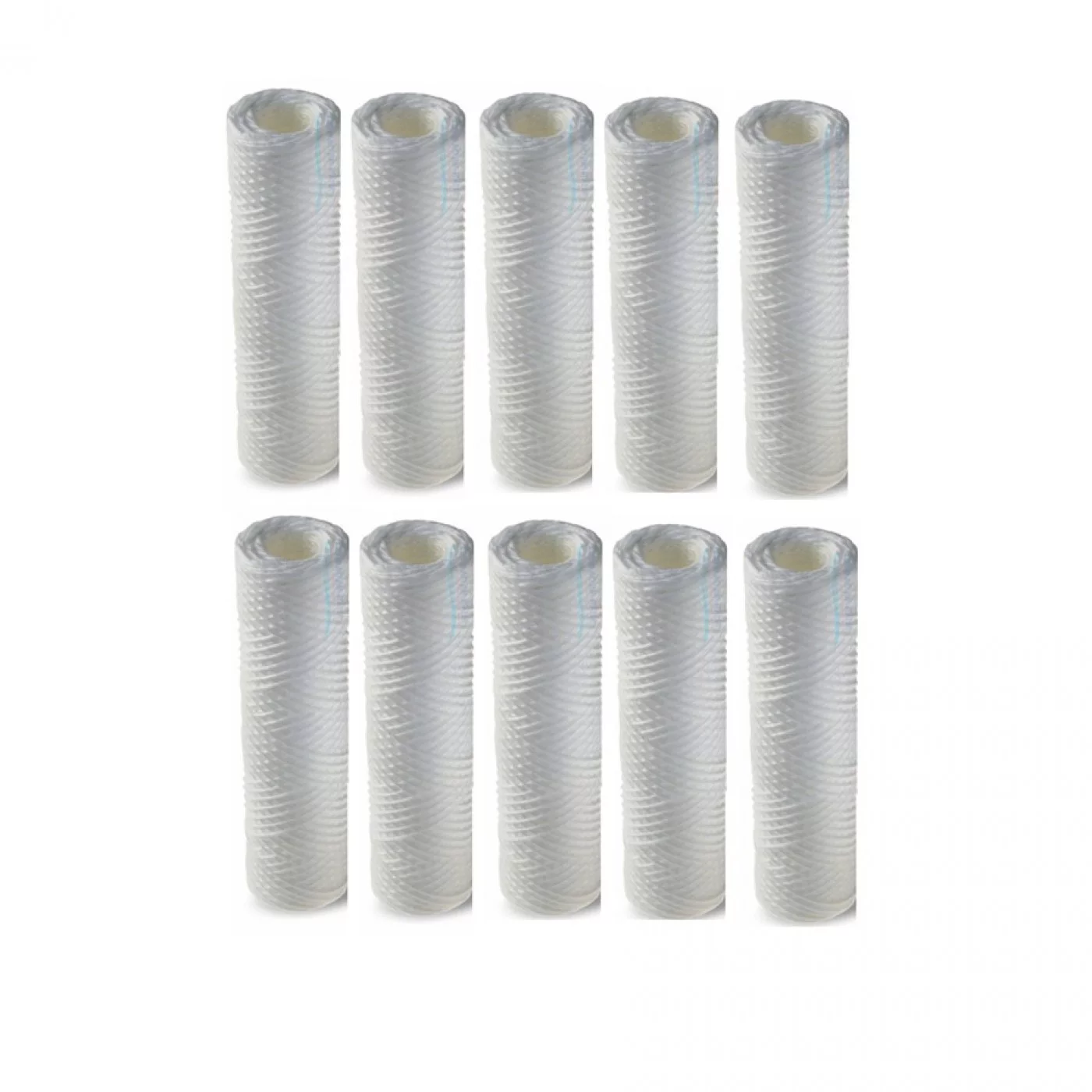 CARTUCCIA A FILO AVVOLTO DI POLIPROPILENE SEDIMENTI 10" micron 100 Set 10 Pezzi CARTUCCIA A FILO AVVOLTO DI POLIPROPILENE SEDIMENTI 10" micron 100 Set 10 Pezzi