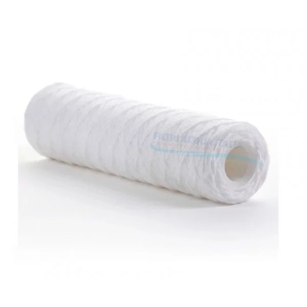 CARTUCCIA A FILO AVVOLTO DI POLIPROPILENE SEDIMENTI 10" micron 20 CARTUCCIA A FILO AVVOLTO DI POLIPROPILENE SEDIMENTI 10" micron 20