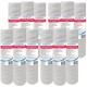 Cartuccia Filtrante Filo Avvolto 10' Pollici micron 5 Set 12 Pezzi