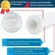 CARTUCCIA A FILO AVVOLTO DI POLIPROPILENE SEDIMENTI 10" micron 10