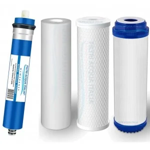 Kit Filtri Acqua Osmosi 3 Stadi con Membrana 75 GPD