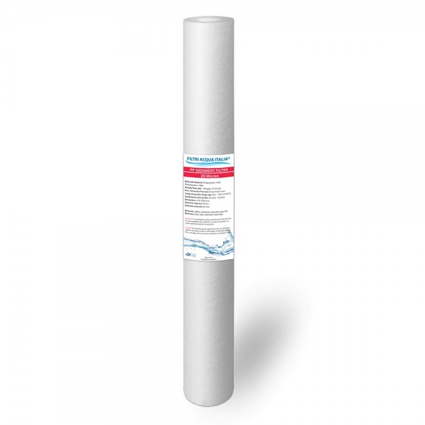 CARTUCCIA A SEDIMENTI POLIPROPILENE 20" MICRON 20