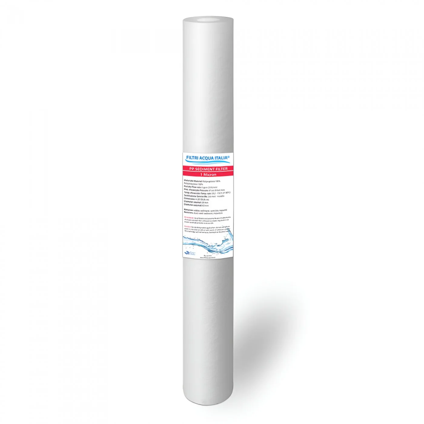 FILTRO ACQUA POLIPROPILENE 20" MICRON 1 FILTRO ACQUA POLIPROPILENE 20" MICRON 1