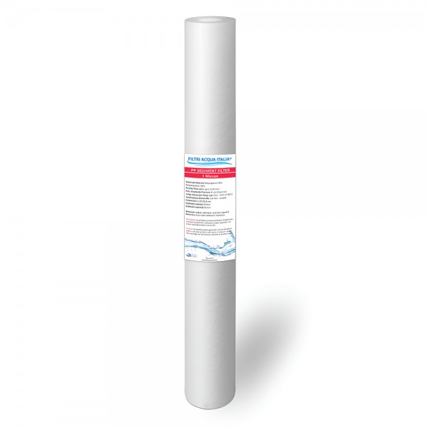 FILTRO ACQUA POLIPROPILENE 20" MICRON 1
