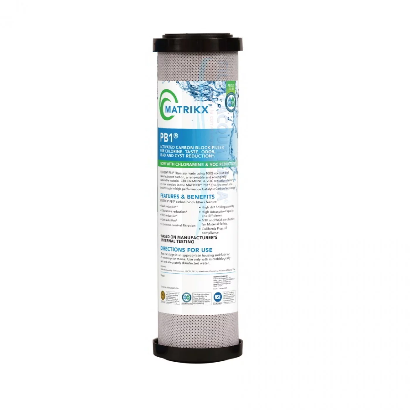 CARTUCCIA MATRIKX CTO/2 10" micron 0,5 CARTUCCIA MATRIKX CTO/2 10" micron 0,5