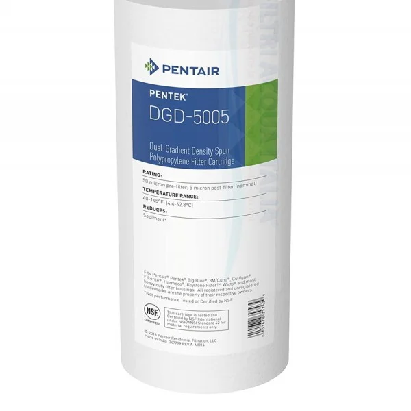 CARTUCCIA POLIPROPILENE PENTEK DGD 10" BB 50/5 MICRON 
