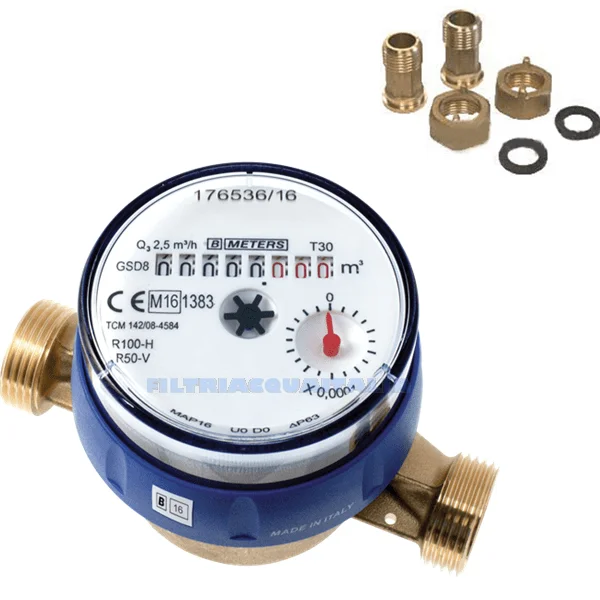 Contatore Acqua Meccanico a Numerazione Progressiva Getto Unico SuperDry Contatore Acqua Meccanico a Numerazione Progressiva Getto Unico SuperDry