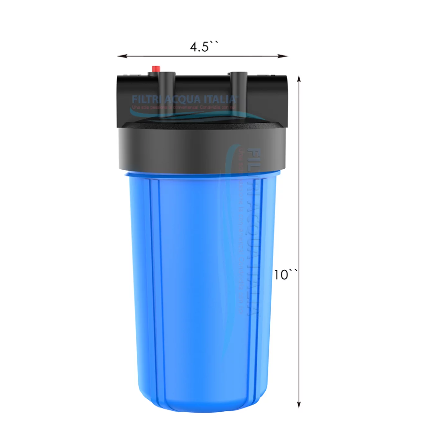 CONTENITORE PER FILTRO BIG BLU 10" ATTACCO 1/2 CONTENITORE PER FILTRO BIG BLU 10" ATTACCO 1/2