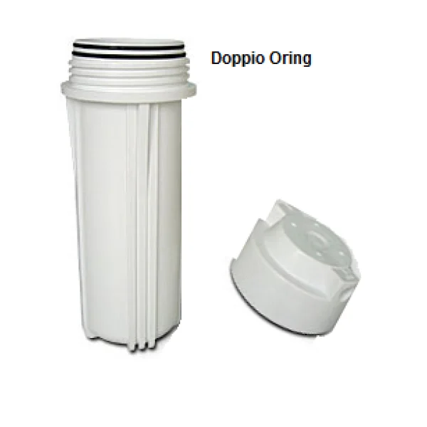 CONTENITORE PER FILTRO 10" ATTACCO 1/4 Doppio Oring