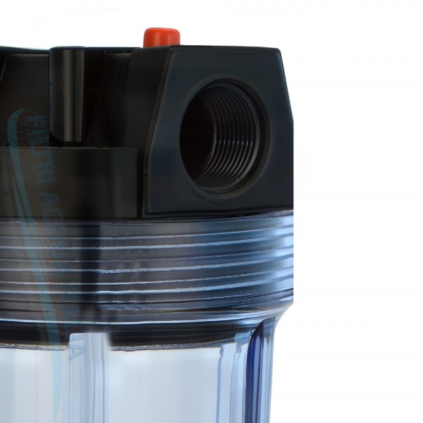 CONTENITORE FILTRO  ACQUA 10" ATTACCO 3/4 TRASPARENTE