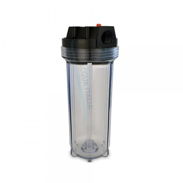 CONTENITORE FILTRO  ACQUA 10" ATTACCO 3/4 TRASPARENTE