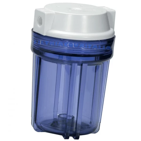 CONTENITORE TRASPARENTE PER FILTRO 5" ATTACCO 1/4 CONTENITORE TRASPARENTE PER FILTRO 5" ATTACCO 1/4