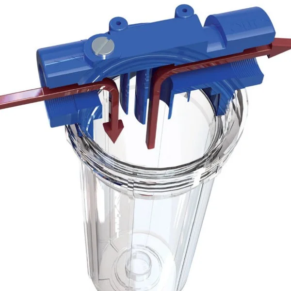 CONTENITORE FILTRO ACQUA 10" ATTACCO 1" TRASPARENTE CONTENITORE FILTRO ACQUA 10" ATTACCO 1" TRASPARENTE