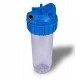 CONTENITORE TRASPARENTE 10" ATTACCO 3/4" CON STAFFA E CHIAVE PER FILTRO ACQUA CONTENITORE TRASPARENTE 10" ATTACCO 3/4" CON STAFFA E CHIAVE PER FILTRO ACQUA