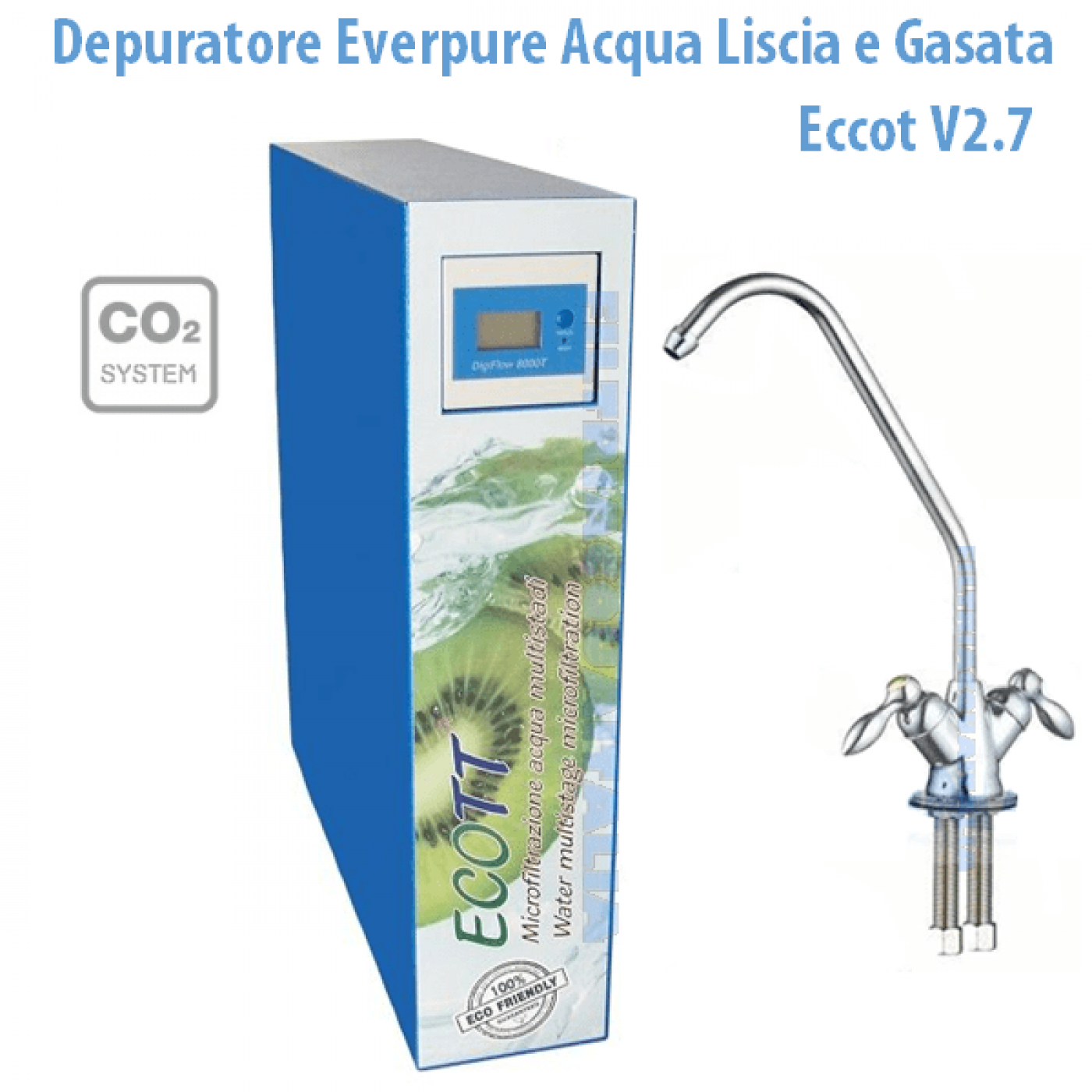 DEPURATORE ACQUA EVERPURE MICROFILTRAZIONE ECOTT V2.7 