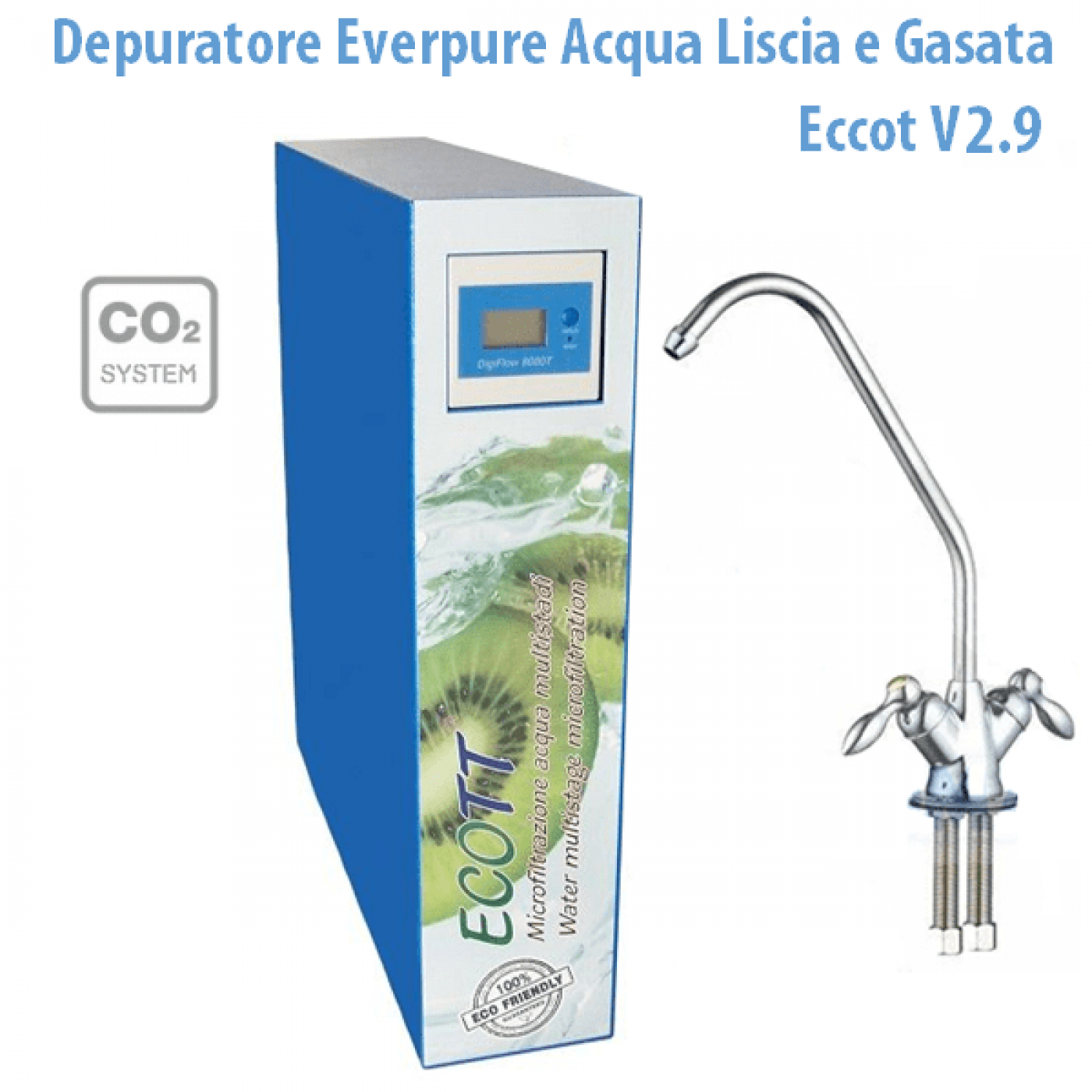 MICROFILTRAZIONE ACQUA DEPURATORE EVERPURE ECOTT V2.9 ULTRAFILTRAZIONE