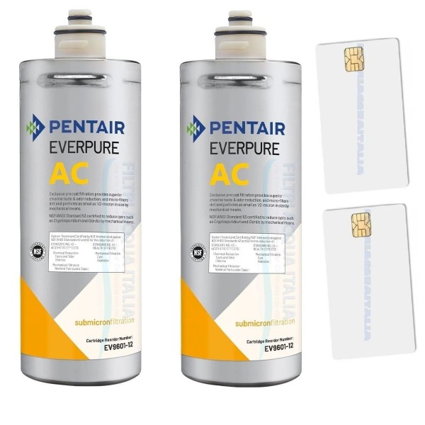 2 Filtri Everpure AC + Scheda Sblocco