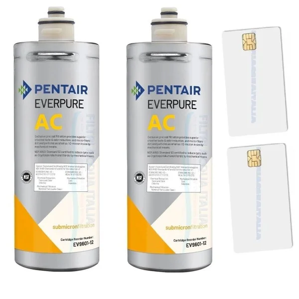 2 Filtri Everpure AC +  2 Scheda Sblocco
