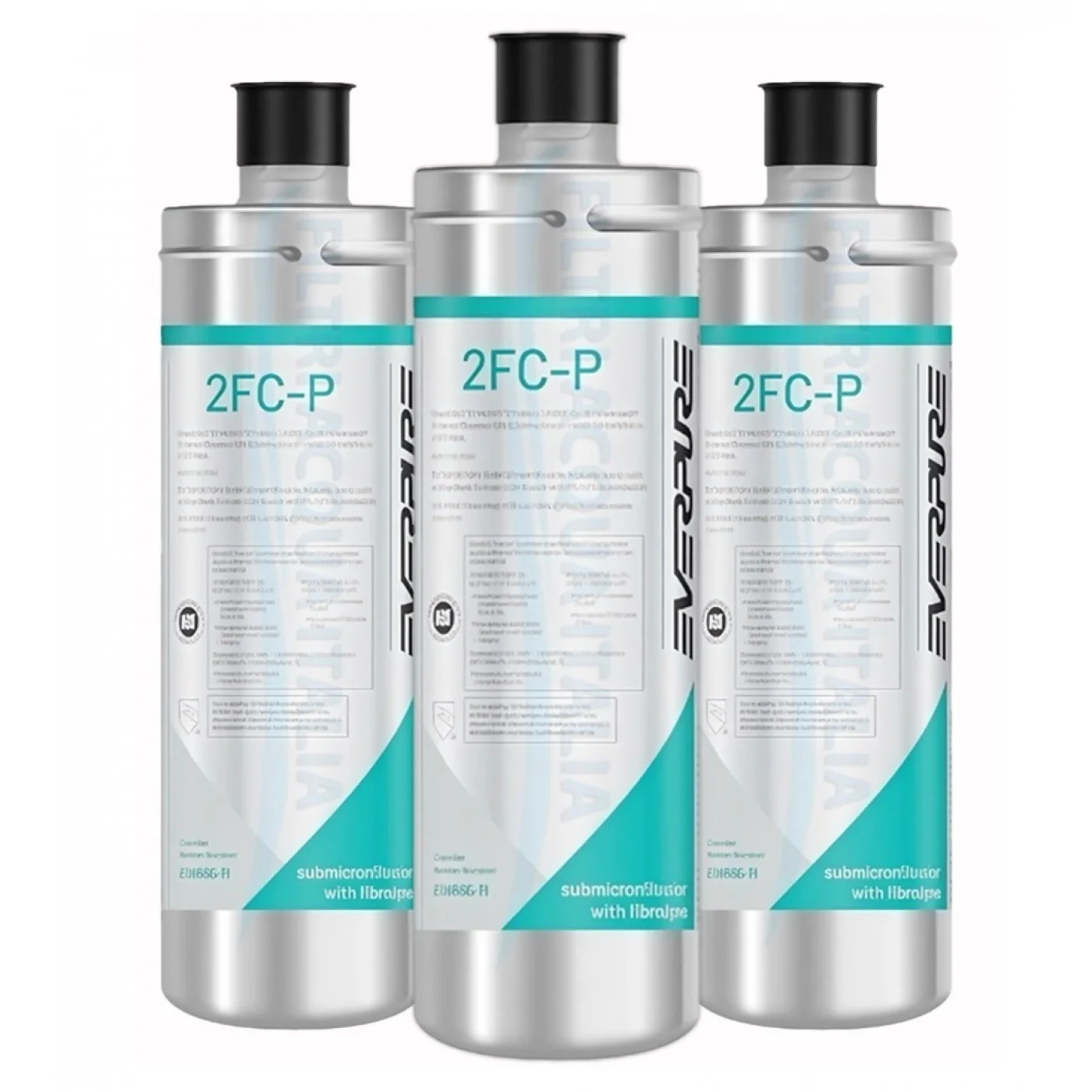 Everpure 2FC-P EV9595-11 Elimina PFAS, Cloro, Microplastiche Set 3 PZ.