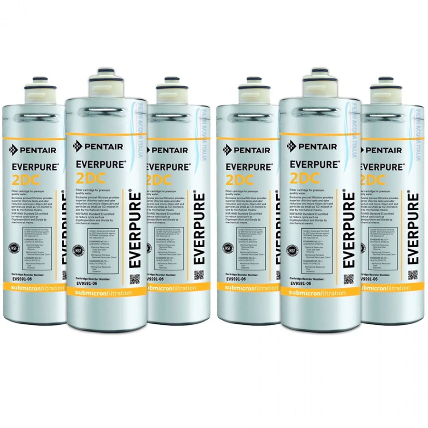 EVERPURE 2DC SET 6 Pezzi EV959106 EVERPURE 2DC SET 6 Pezzi EV959106