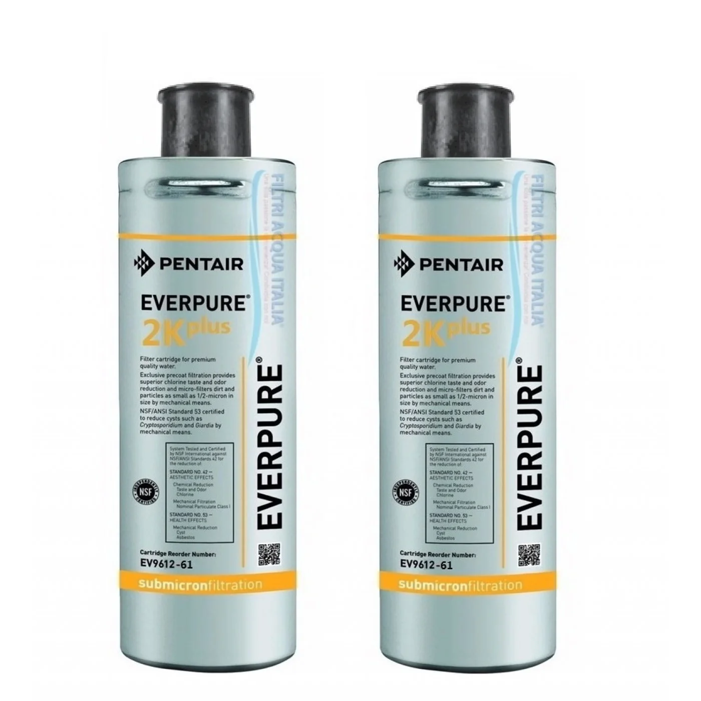 EVERPURE 2K PLUS EV9612-61 Set 2 Pezzi EVERPURE 2K PLUS EV9612-61 Set 2 Pezzi