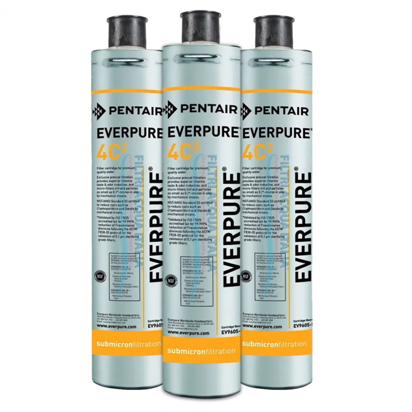 EVERPURE 4C2 Set 3 Pezzi EV9605-50 EVERPURE 4C2 Set 3 Pezzi EV9605-50