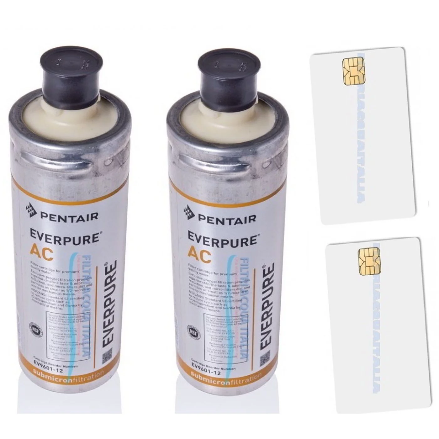 2 Filtri Everpure AC + 2 Scheda Sblocco 2 Filtri Everpure AC + 2 Scheda Sblocco