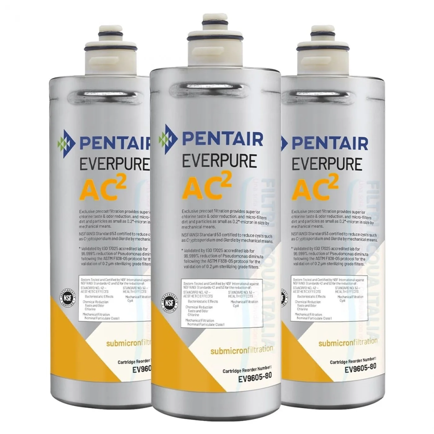 EVERPURE AC2 Set 3 Pezzi EV9605-80 EVERPURE AC2 Set 3 Pezzi EV9605-80