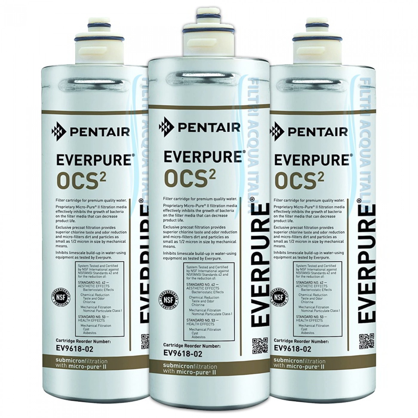 EVERPURE OCS2 EV9618-02 SET 3 PEZZI