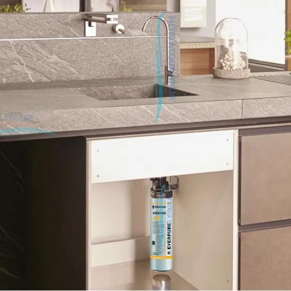 MICROFILTRAZIONE ACQUA EVERPURE KIT 4DC CON TESTA QL2B E RUBINETTO