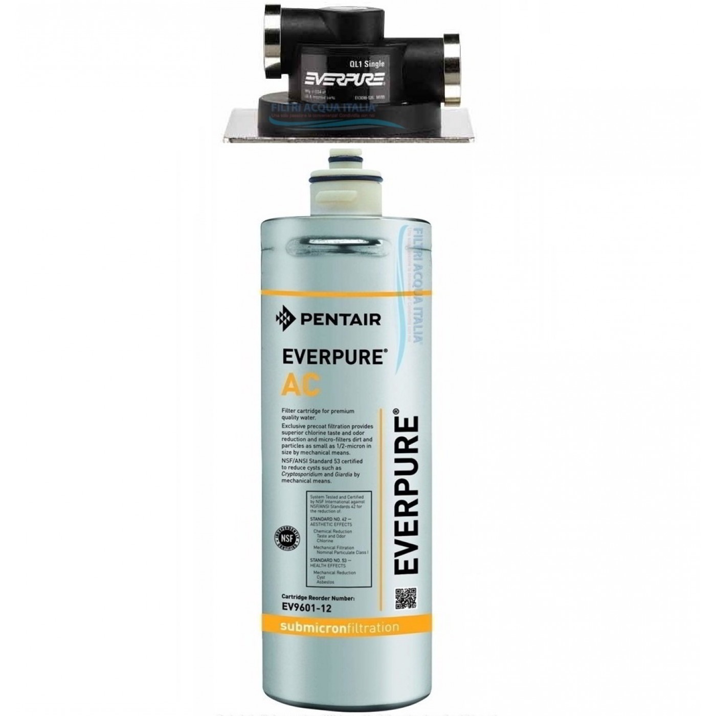 EVERPURE AC KIT CON FILTRO EVERPURE E TESTA QL1