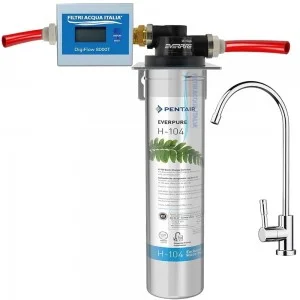 KIT EVERPURE H104 CON CONTALITRI 8000T TESTA QL1 E RUBINETTO