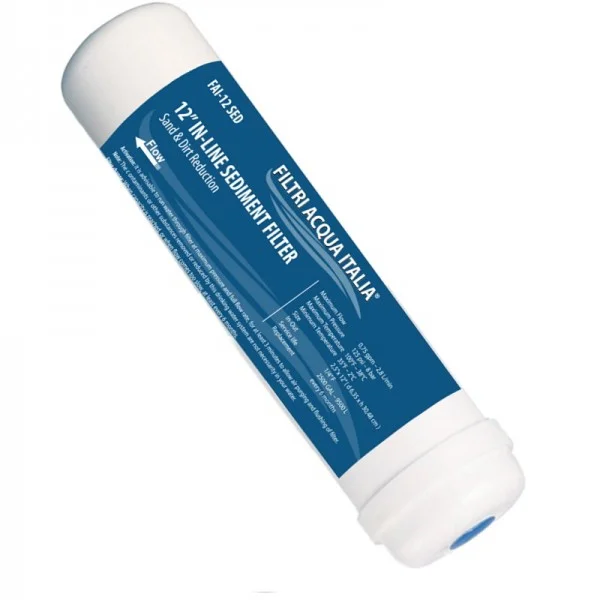FILTRO IN LINEA SEDIMENTI 2,5 X 12"