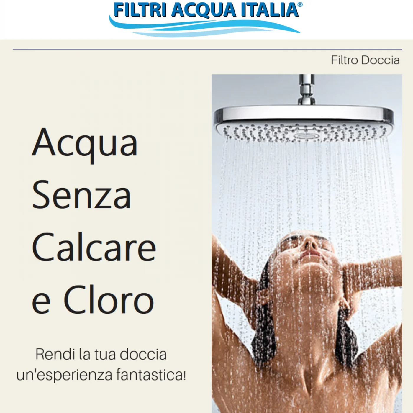 FILTRO DOCCIA ANTICALCARE 