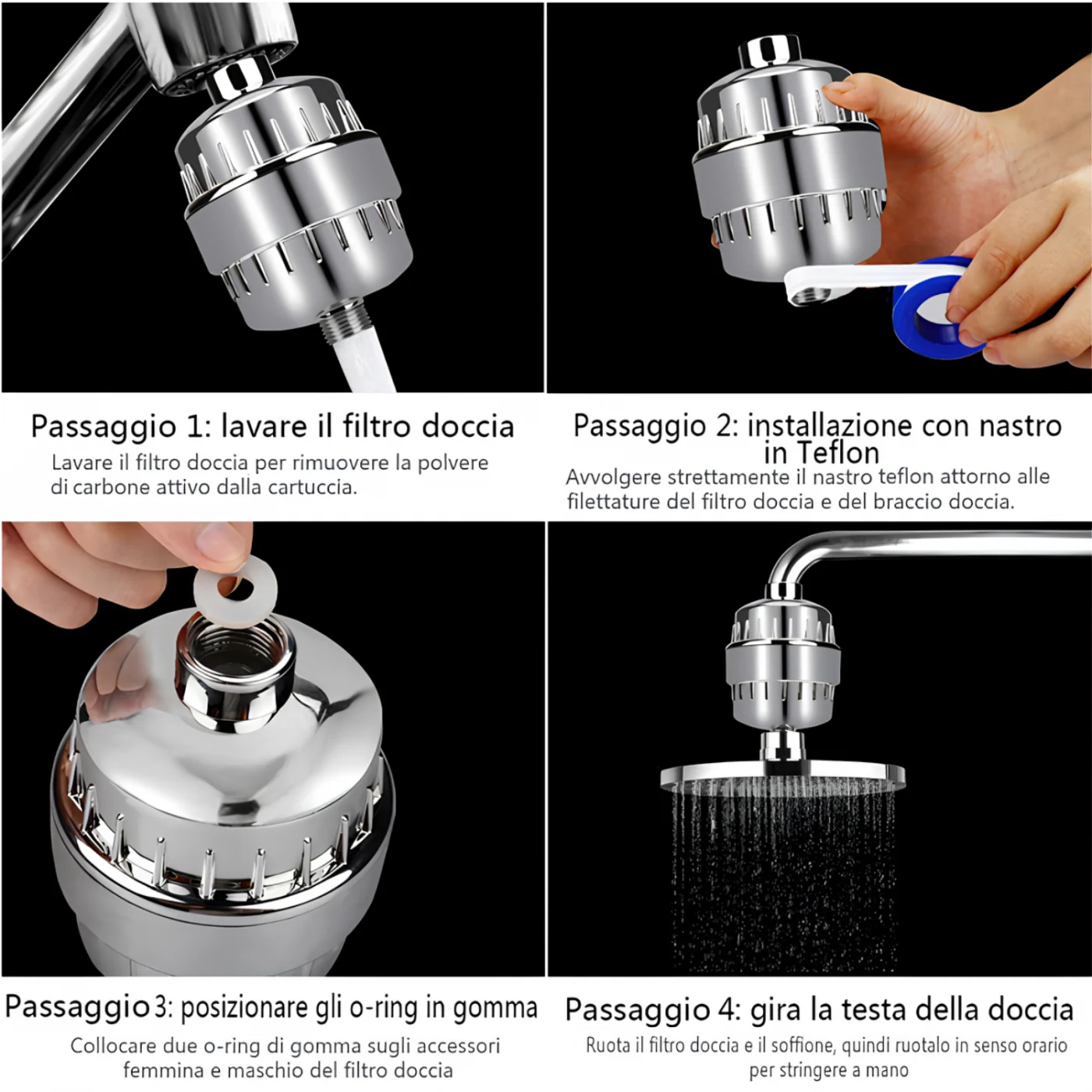 FILTRO DOCCIA ANTICALCARE 