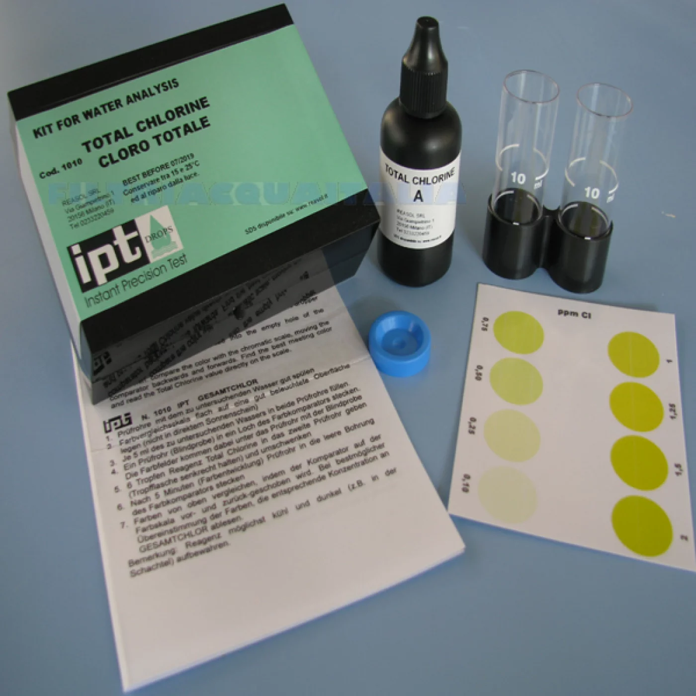 IPT CLORO TOTALE TEST ACQUA IPT CLORO TOTALE TEST ACQUA