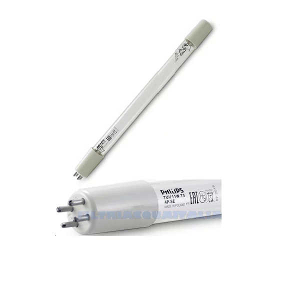 LAMPADA UV 11 WATT PHILIPS TUV 4P SE 4 PIN STESSO LATO LAMPADA UV 11 WATT PHILIPS TUV 4P SE 4 PIN STESSO LATO