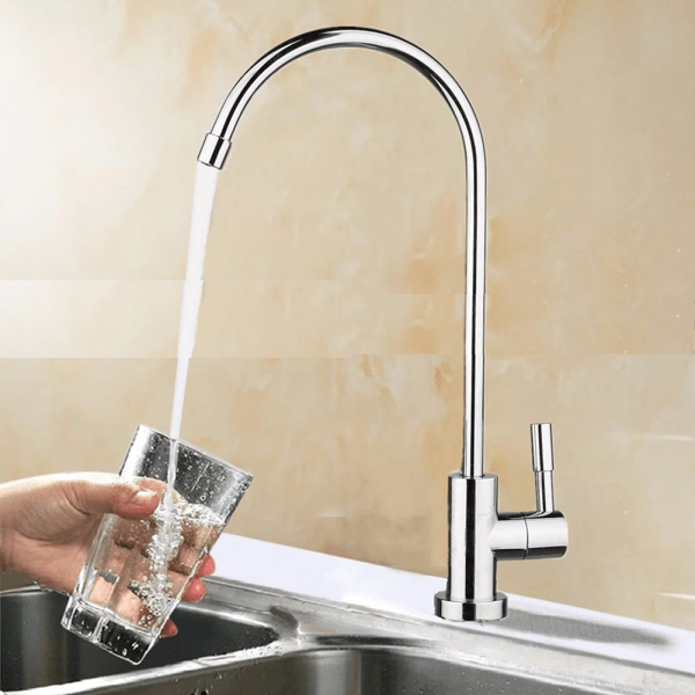 Rubinetto 1 Via senza Metalli Pesanti per Depuratore Rubinetto 1 Via senza Metalli Pesanti per Depuratore